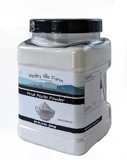 Fruit pectin Powder by Medley hills farm 1.5 Lbs. in Reusable Container - Premium Fruit pectin for canning jam or Jellies - 100% Natural & Vegan - Made in USA