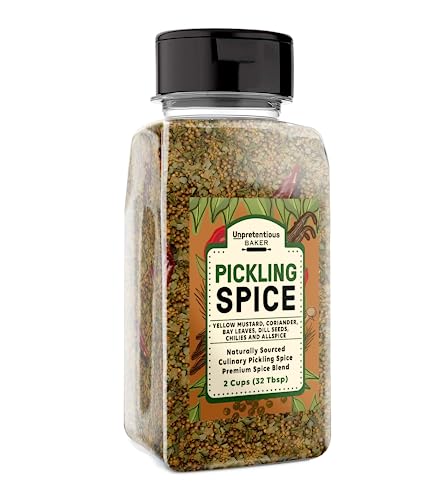 Unpretentious Pickling Spice (2 Cups) Culinary Premium Spice Blend, Non-GMO, Made in USA